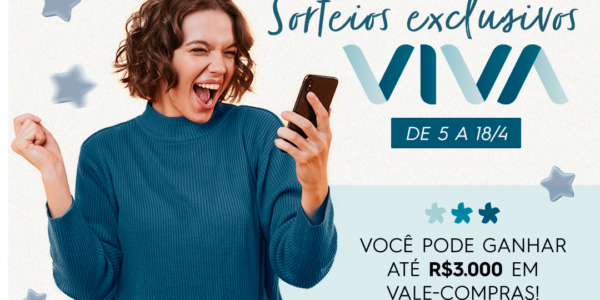 Shopping Tamboré sorteia vales-compra de até R$ 3 mil para clientes VIVA