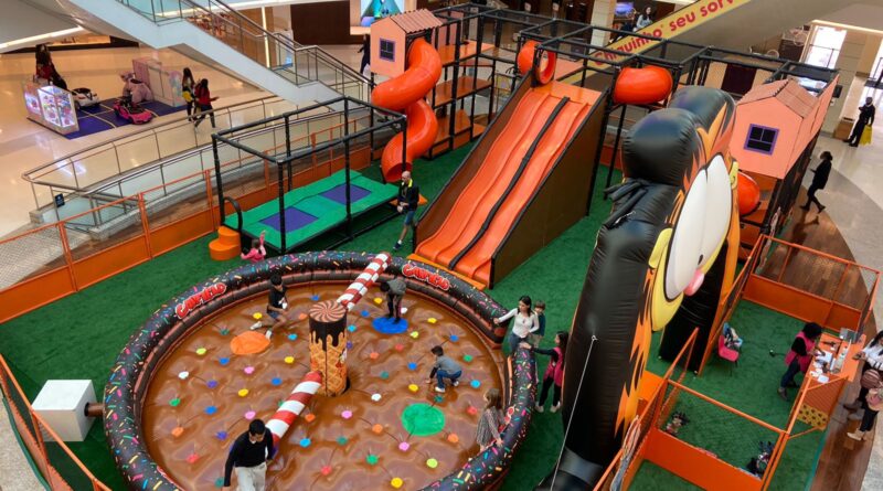 Parque do Garfield é a nova atração do Shopping Granja Vianna
