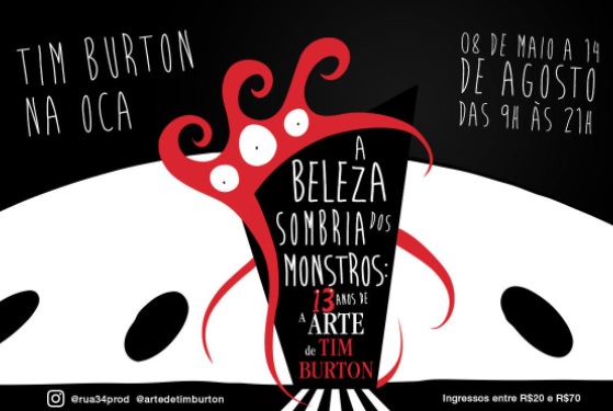 OCA do Parque Ibirapuera traz exposição interativa sobre o universo de Tim Burton