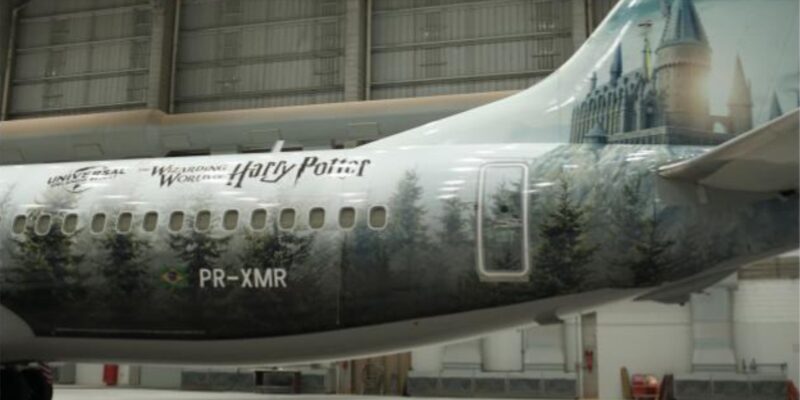 avião Harry Potter