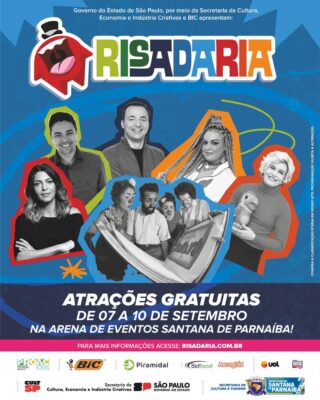 Festival Risadaria agita Santana de Parnaíba de 7 a 10/9 Alphaville