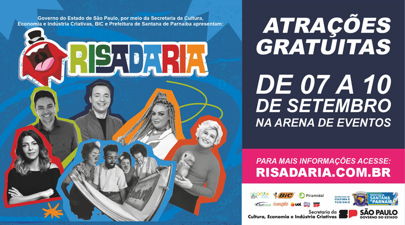 Feriadão em Santana de Parnaíba terá Festival Risadaria com entrada gratuita