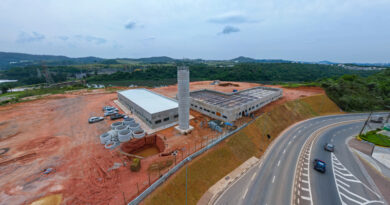 Novo quartel da GCM parnaibana: construção está quase 80% concluída