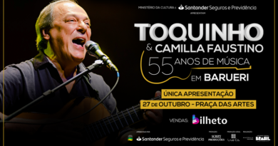 Toquinho celebra 55 anos de música na Praça das Artes, em Barueri
