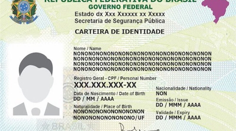 Nova Carteira de Identidade Nacional começa a ser emitida hoje, 6, em todos os Estados