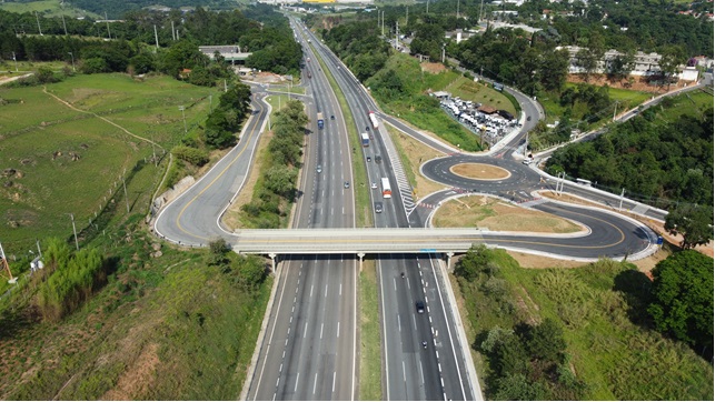 Obras na Castello: tráfego é liberado no trevo do km 50, em Araçariguama