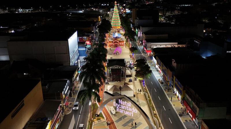 Natal Encantado 2023 marca a abertura do Boulevard Central de Barueri