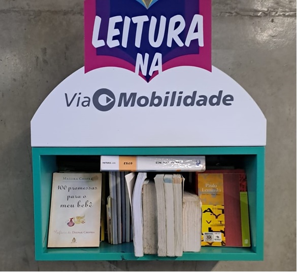 Leitura na ViaMobilidade: estações de Barueri na Linha 8-Diamante participam da campanha