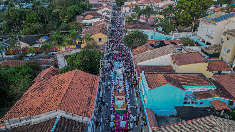 Festa de Corpus Christi de Santana de Parnaíba terá tapete com 60 obras