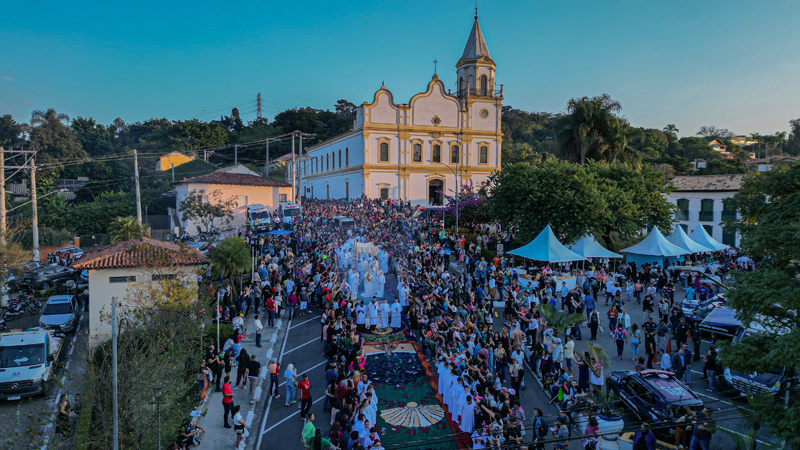 Festa de Corpus Christi de Santana de Parnaíba terá tapete com 60 obras