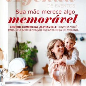 Dia das Mães: Centro Comercial Alphaville promove 3 apresentações de violino