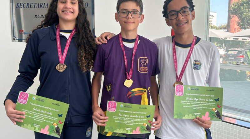 Alunos de Barueri conquistam 36 medalhas na Olimpíada Brasileira de Matemática