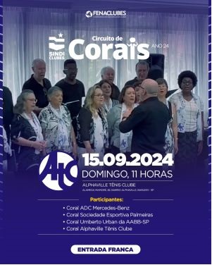 Circuito Sindi Clubes de Corais: ATC sedia o 2º encontro de setembro