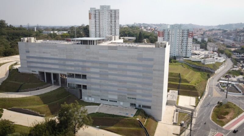 O Hospital Regional Rota dos Bandeirantes, em Barueri, será inaugurado em 2024. Foto: Divulgação / Governo de SP.