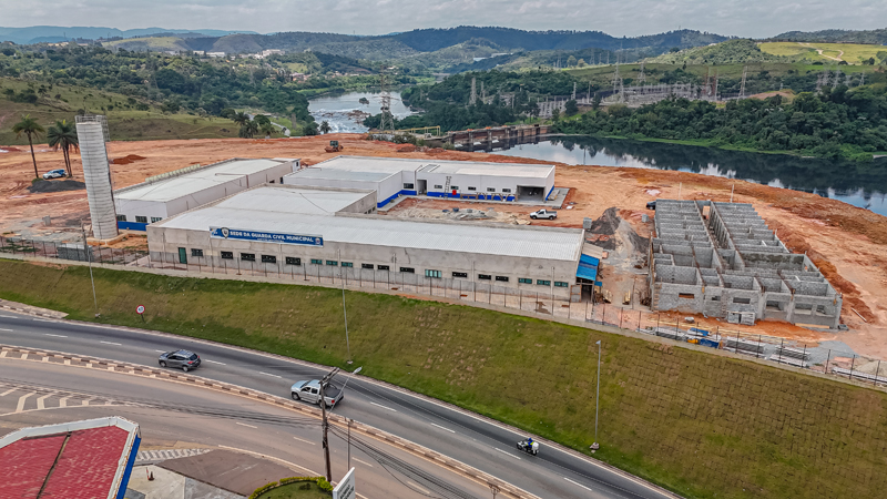 Obras do novo Quartel da GCM de Parnaíba estão 80% concluídas