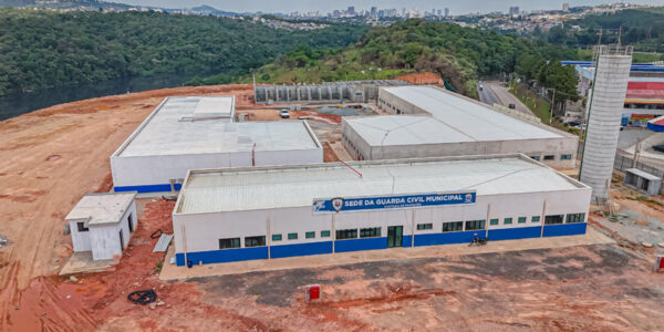 Obras do novo Quartel da GCM de Parnaíba estão 80% concluídas