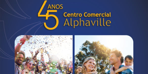 Centro Comercial Alphaville celebra 45 anos com evento especial