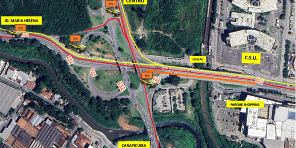 Viaduto Juvenal Antônio de Moraes é interditado para nova etapa de obras