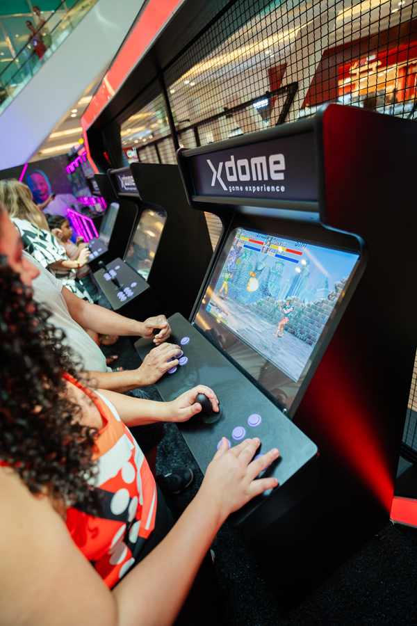 Xdome: Game Experience chega ao Shopping Tamboré com realidade virtual, fliperamas clássicos e jogos modernos