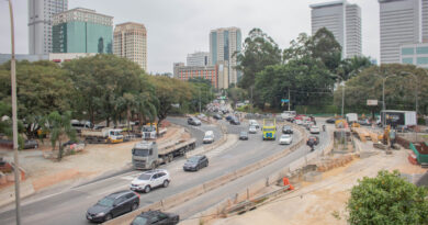 Obras na Castello vão alterar faixa da Al. Rio Negro até janeiro