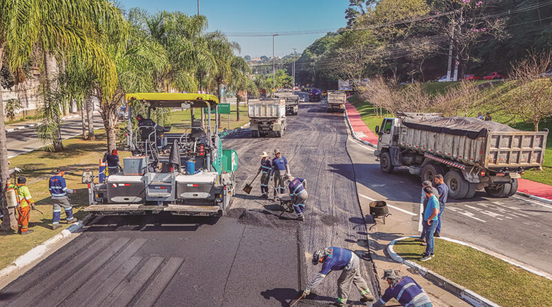 Projeto de mobilidade prevê 100 km de pavimentação por ano em Santana de Parnaíba