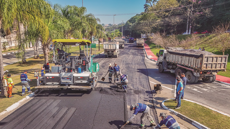 Projeto de mobilidade prevê 100 km de pavimentação por ano em Santana de Parnaíba