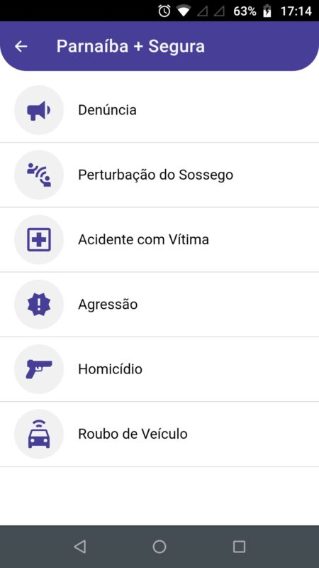 App Parnaíba Segura busca agilizar registros de ocorrências