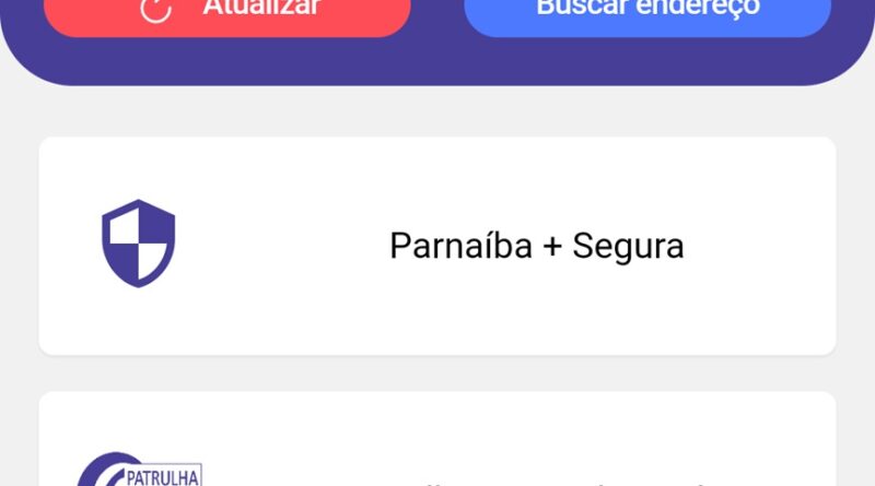 App Parnaíba Segura busca agilizar registros de ocorrências