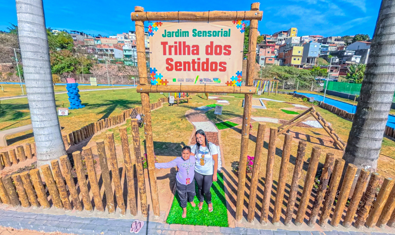 Jardim Sensorial para crianças neurodivergentes é inaugurado em Santana de Parnaíba