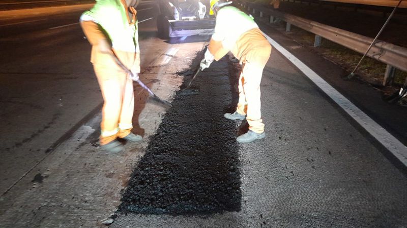 Cebolão passa por obras de reparo no sentido Castello