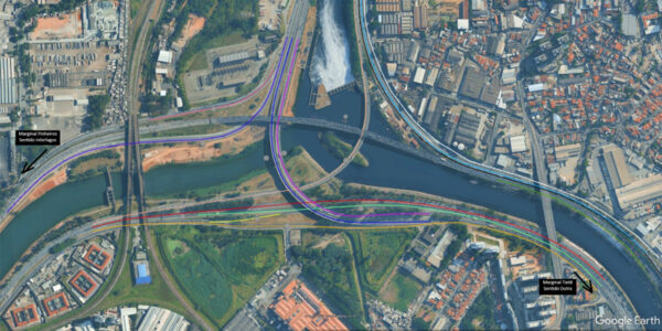 Cebolão passa por obras de reparo no sentido Castello