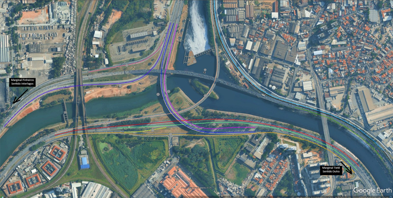 Cebolão passa por obras de reparo no sentido Castello