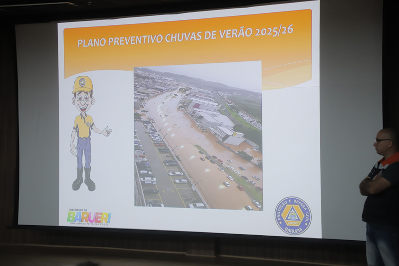 Chuvas: Defesa Civil de Barueri reforça plano de ação para 2025/2026