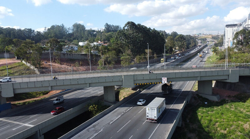 Viaduto do km 13 do Rodoanel passa por adaptação de estrutura
