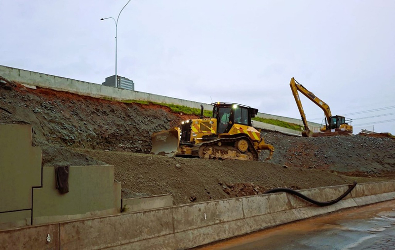 Intervenção no Trevo de Alphaville fecha acesso à Al. Rio Negro