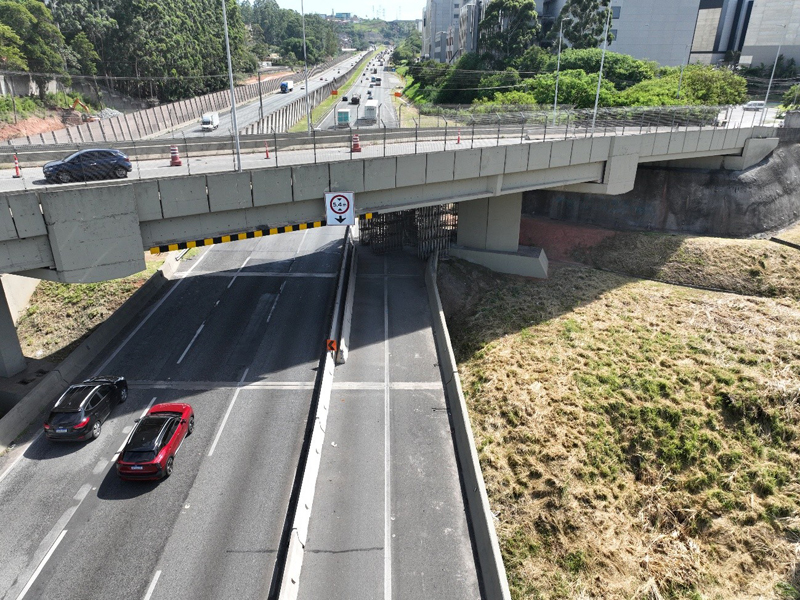 Obras no viaduto do km 13 do Rodoanel foram concluídas