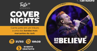 Tributo ao U2 acontece dia 21/3, no Cover Nights do Taste Lab