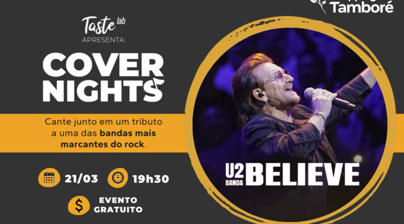 Tributo ao U2 acontece dia 21/3, no Cover Nights do Taste Lab