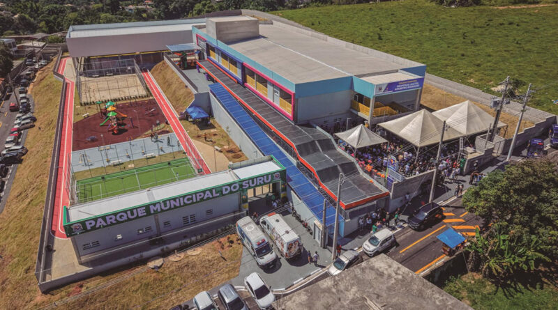 Bairro do Suru ganha colégio moderno e novo parque municipal