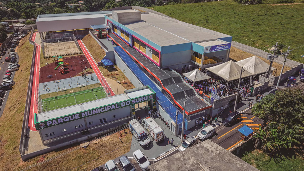 Bairro do Suru ganha colégio moderno e novo parque municipal