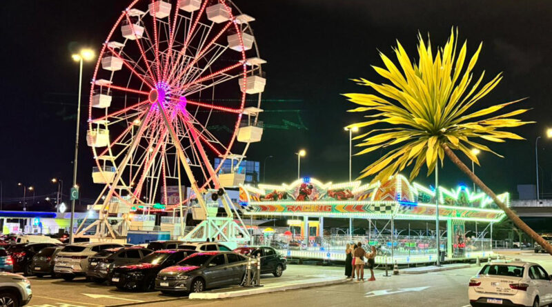 Parque de diversões com roda-gigante chega ao Shopping Tamboré