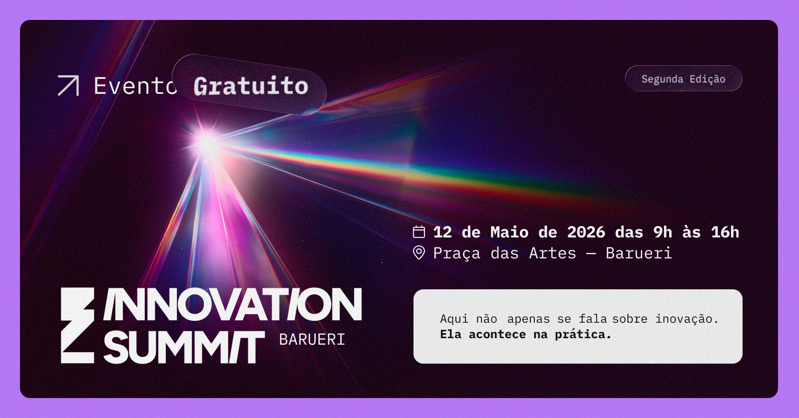 Barueri recebe 2ª edição do Innovation Summit em 12 de maio