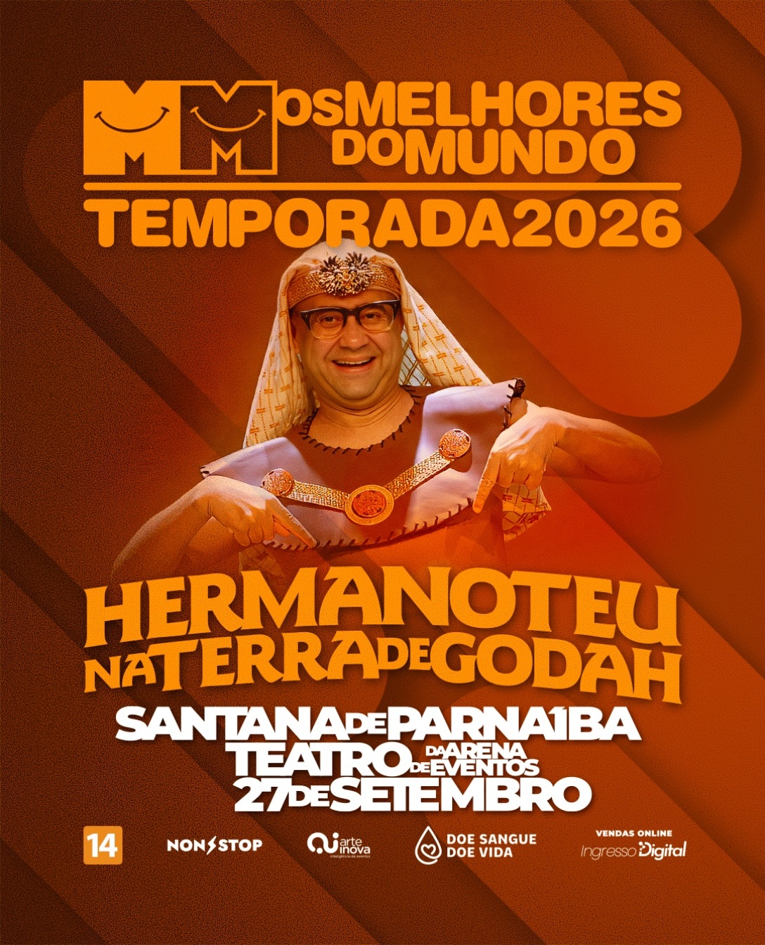 Hermanoteu na Terra de Godah terá 2 sessões em Santana de Parnaíba