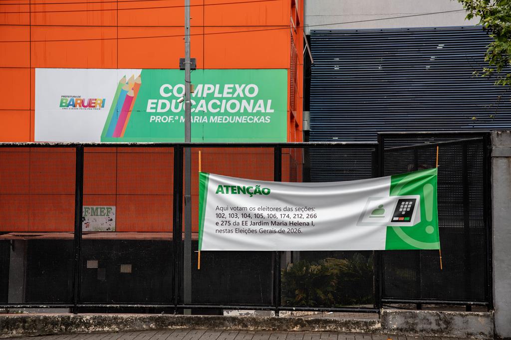 Eleições 2026: algumas seções de Barueri mudam de endereço