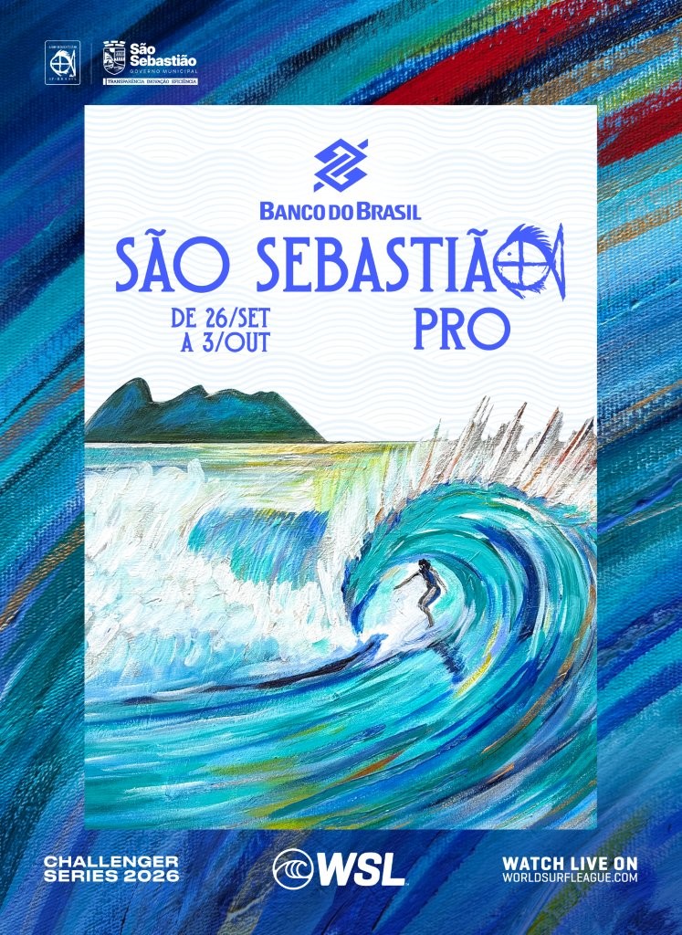 Obra de Leslie Amaral, de Alphaville, é escolhida para representar campeonato internacional de surfe