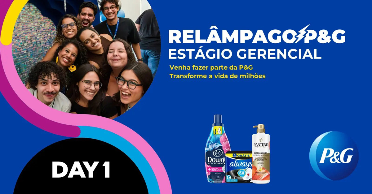 P&G abre vagas de estágio para São Paulo e outras 7 cidades do país