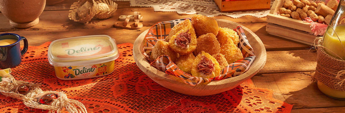 Receita de coxinha de cuscuz com carne seca