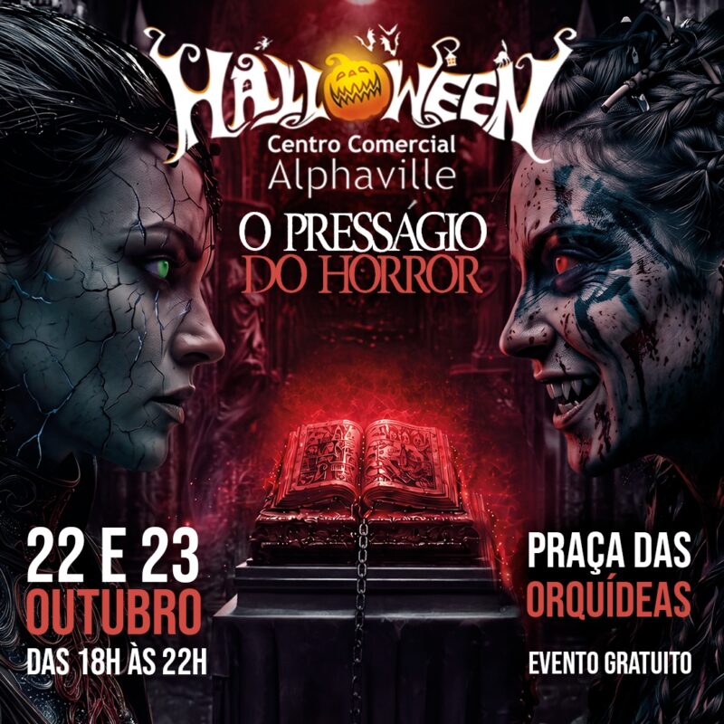 Halloween do Centro Comercial Alphaville será nos dias 22 e 23 de outubro